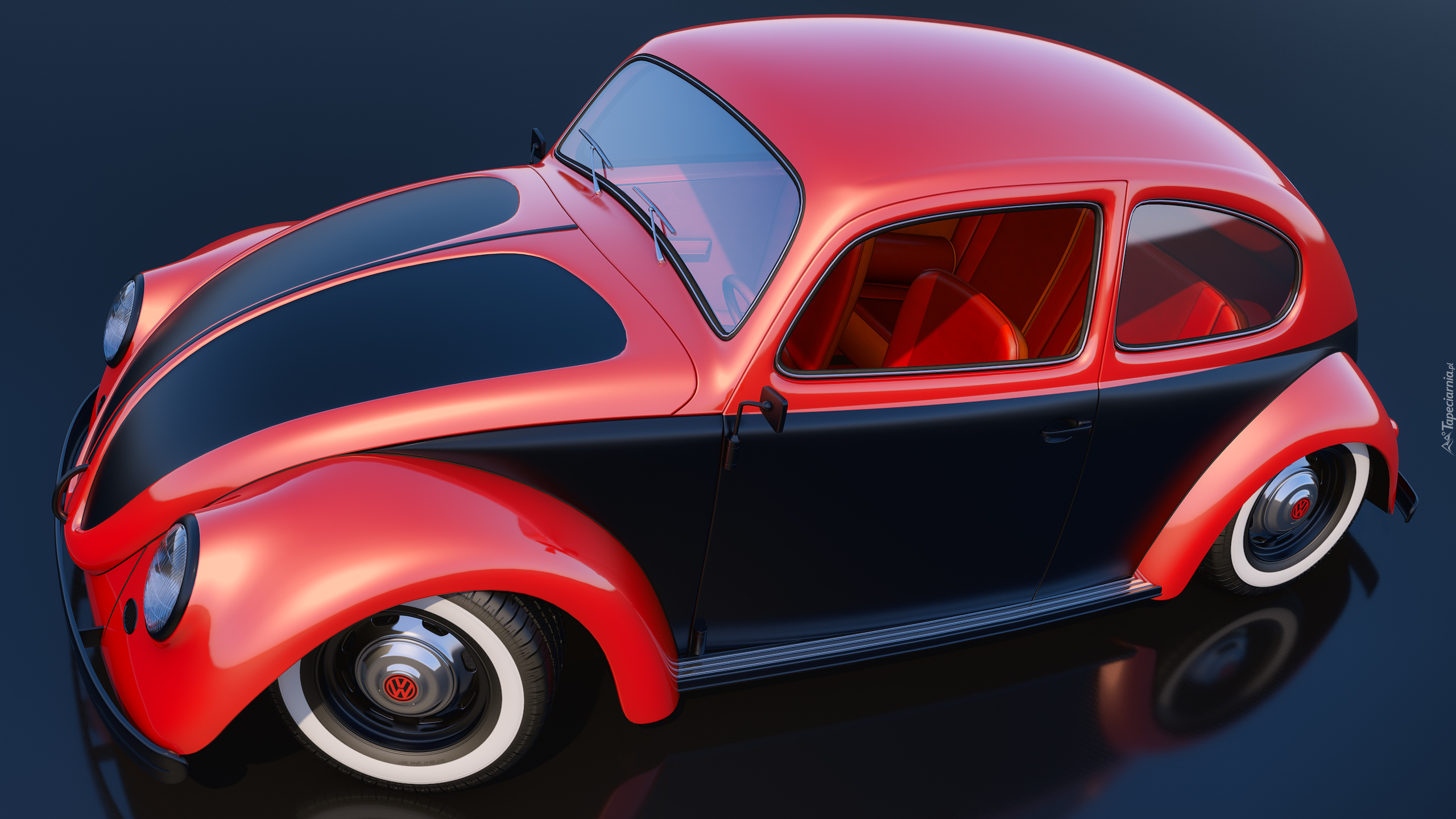 Zabytkowy, Volkswagen Beetle, 1950