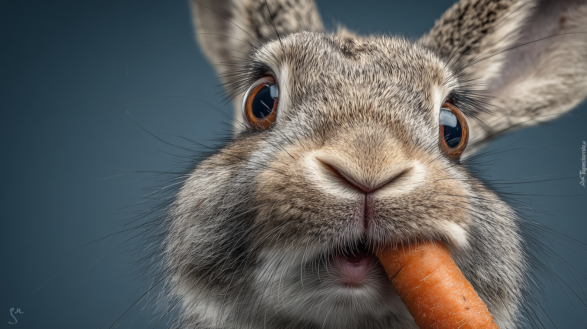 Zając, Marchewka, Grafika AI