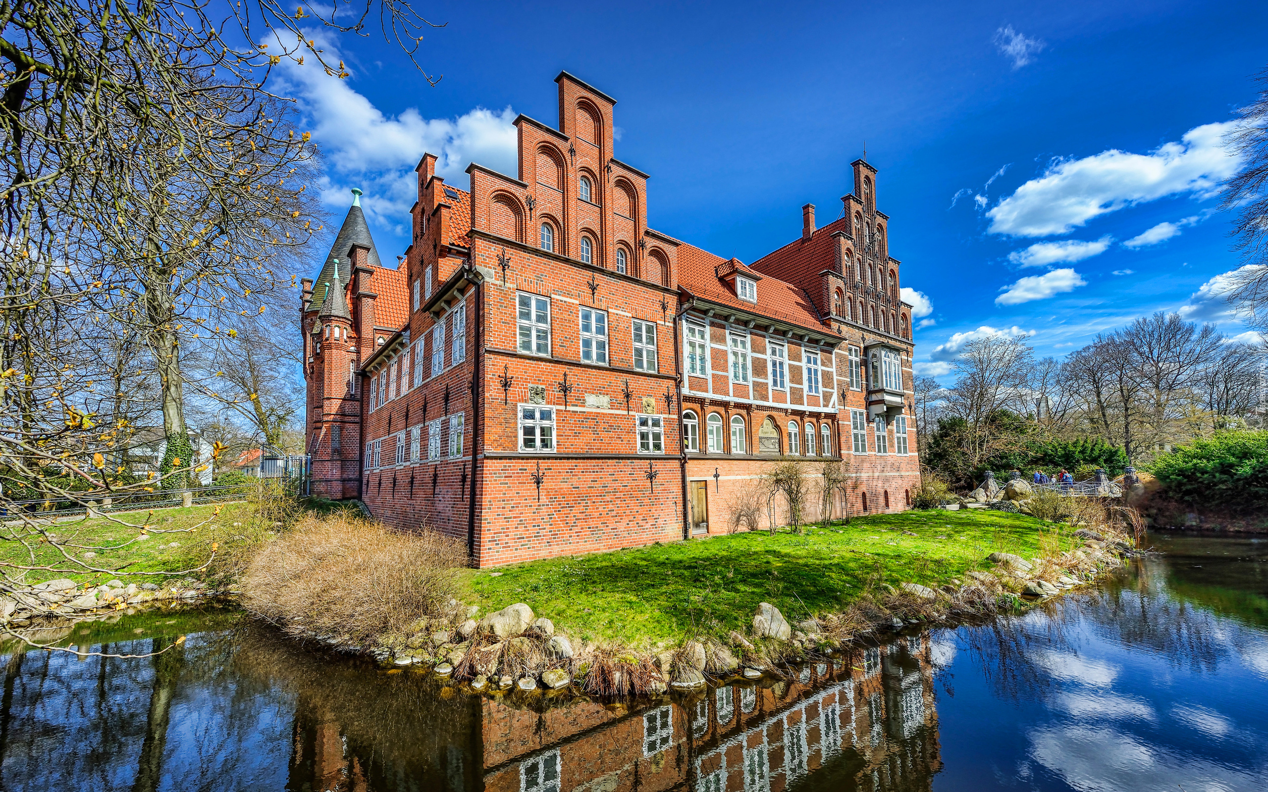 Niemcy, Hamburg, Zamek Bergedorf, Muzeum, Fosa