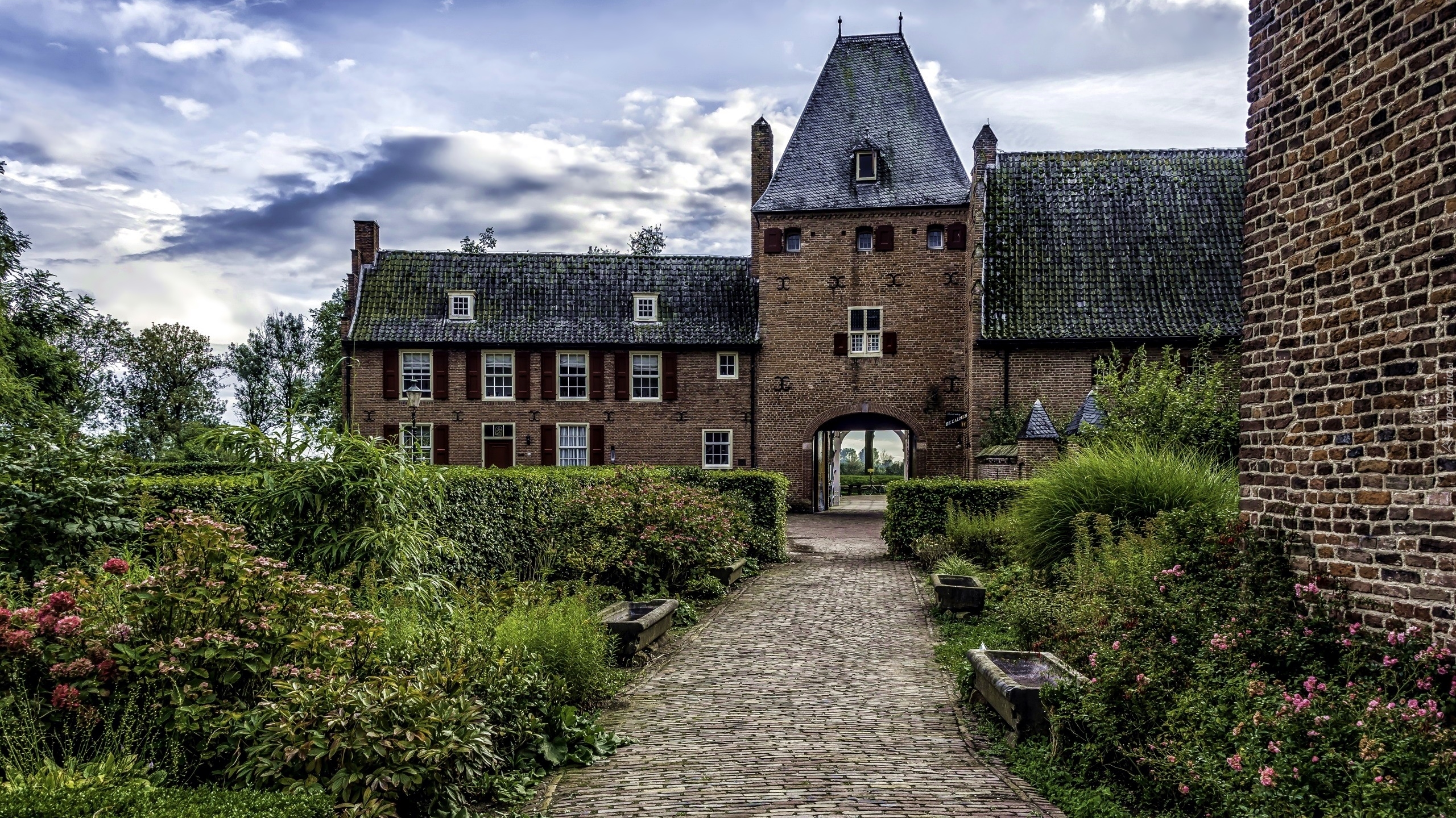 Zamek Doorwerth, Ogród, Miasto Arnhem, Holandia