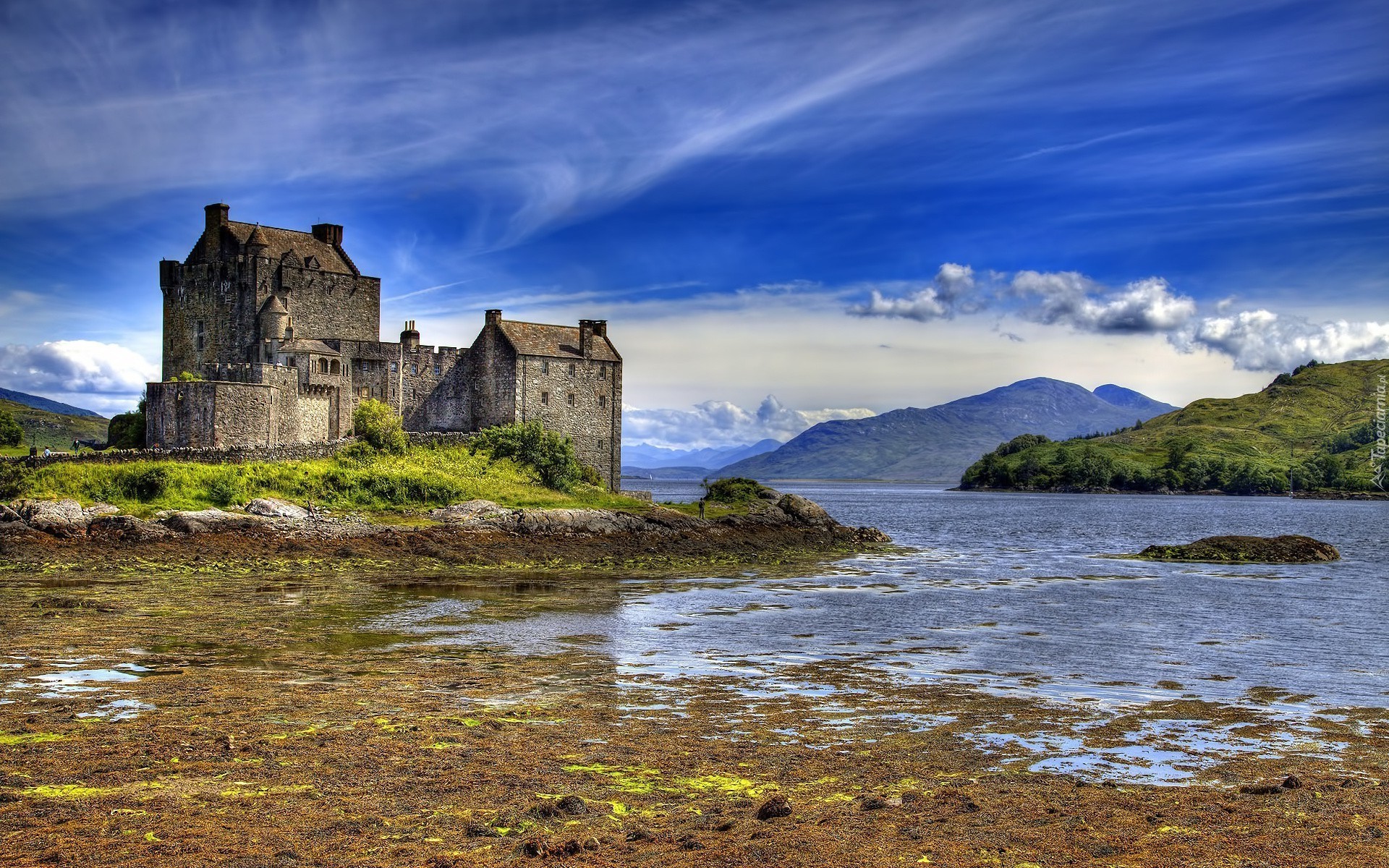 Szkocja, Zamek Eilean Donan, Jezioro