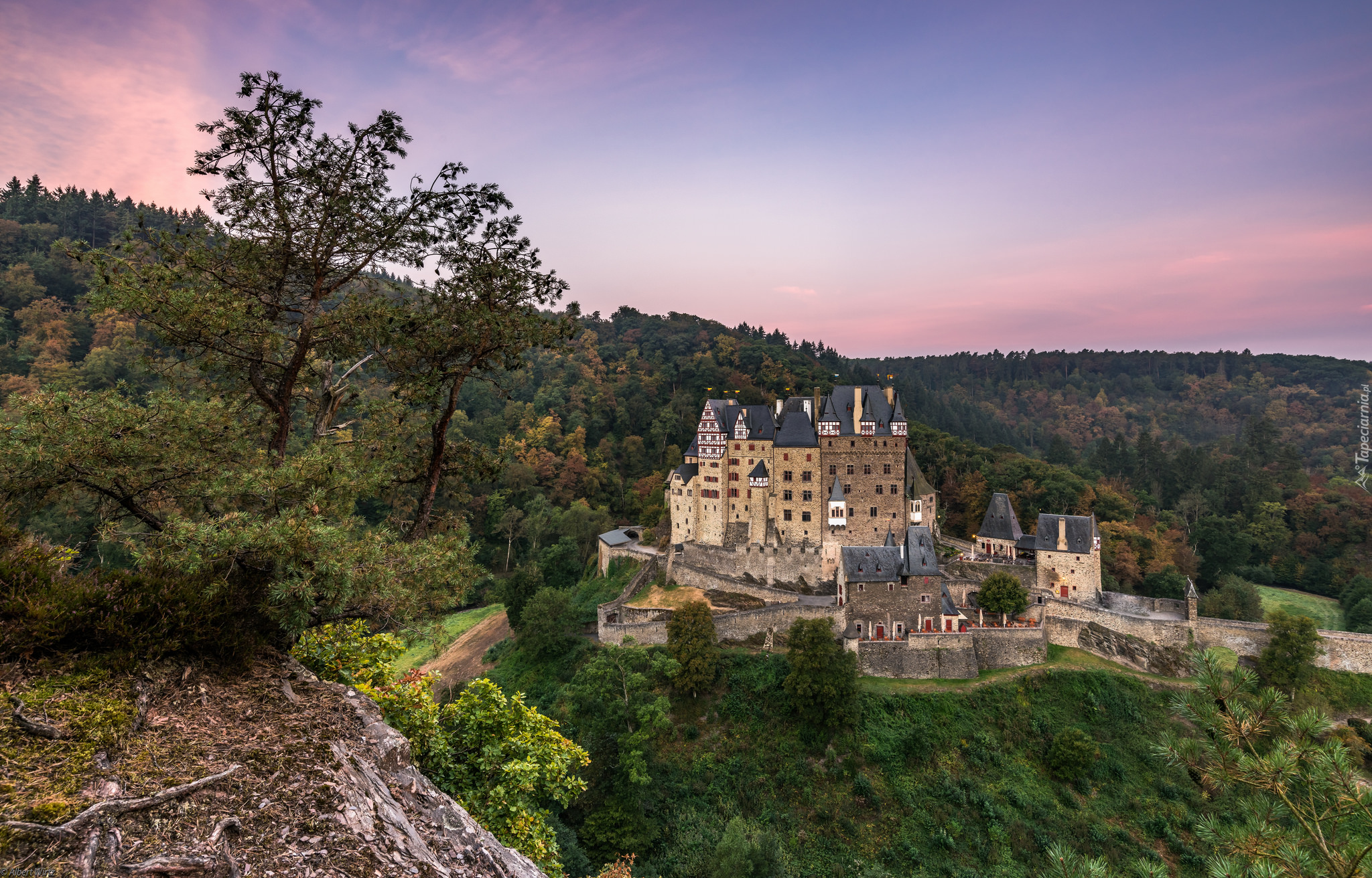 Zamek Eltz, Drzewa, Gmina Wierschem, Nadrenia-Palatynat, Niemcy