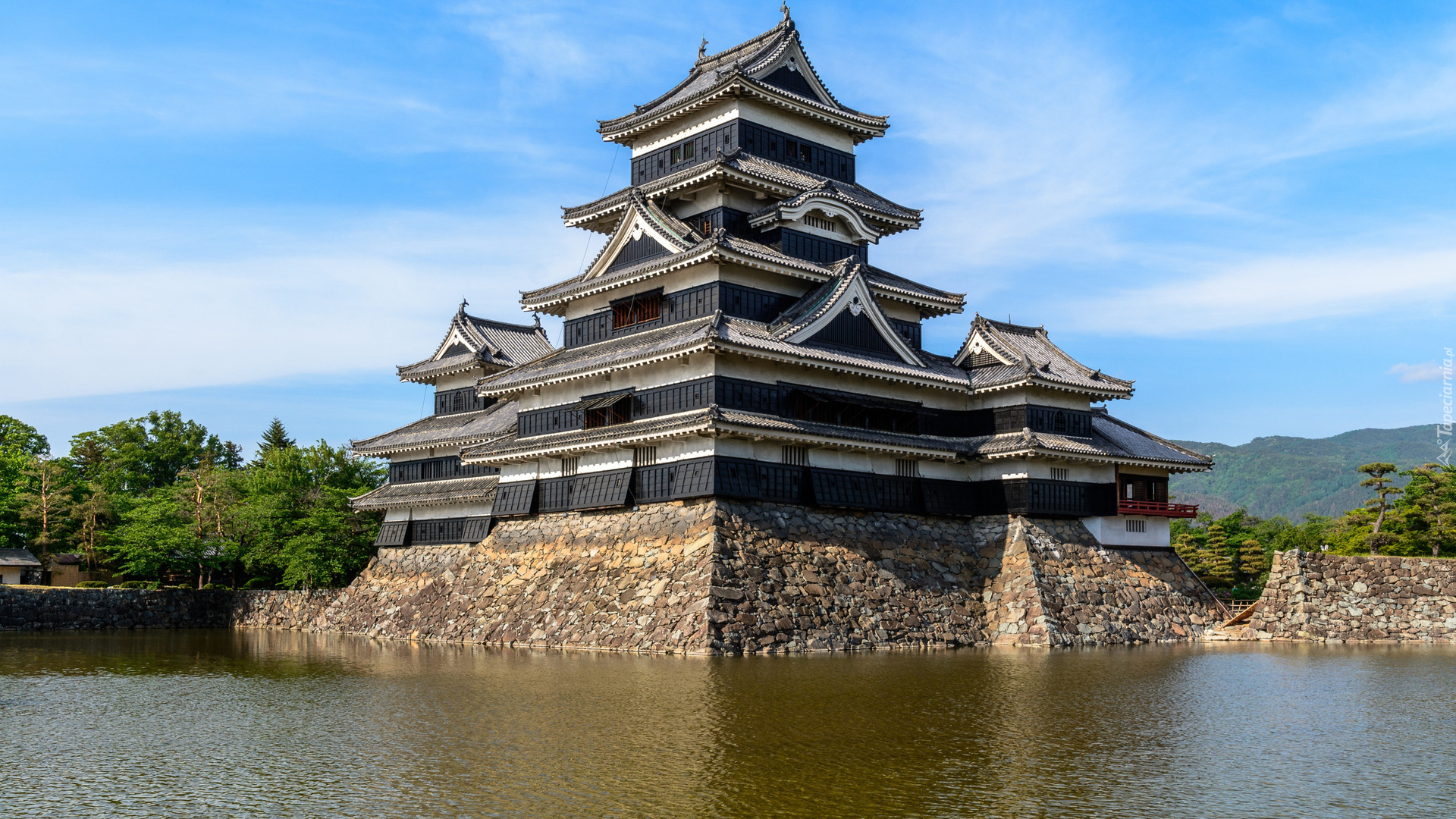 Zamek Matsumoto, Fosa, Matsumoto, Prefektura Nagano, Japonia