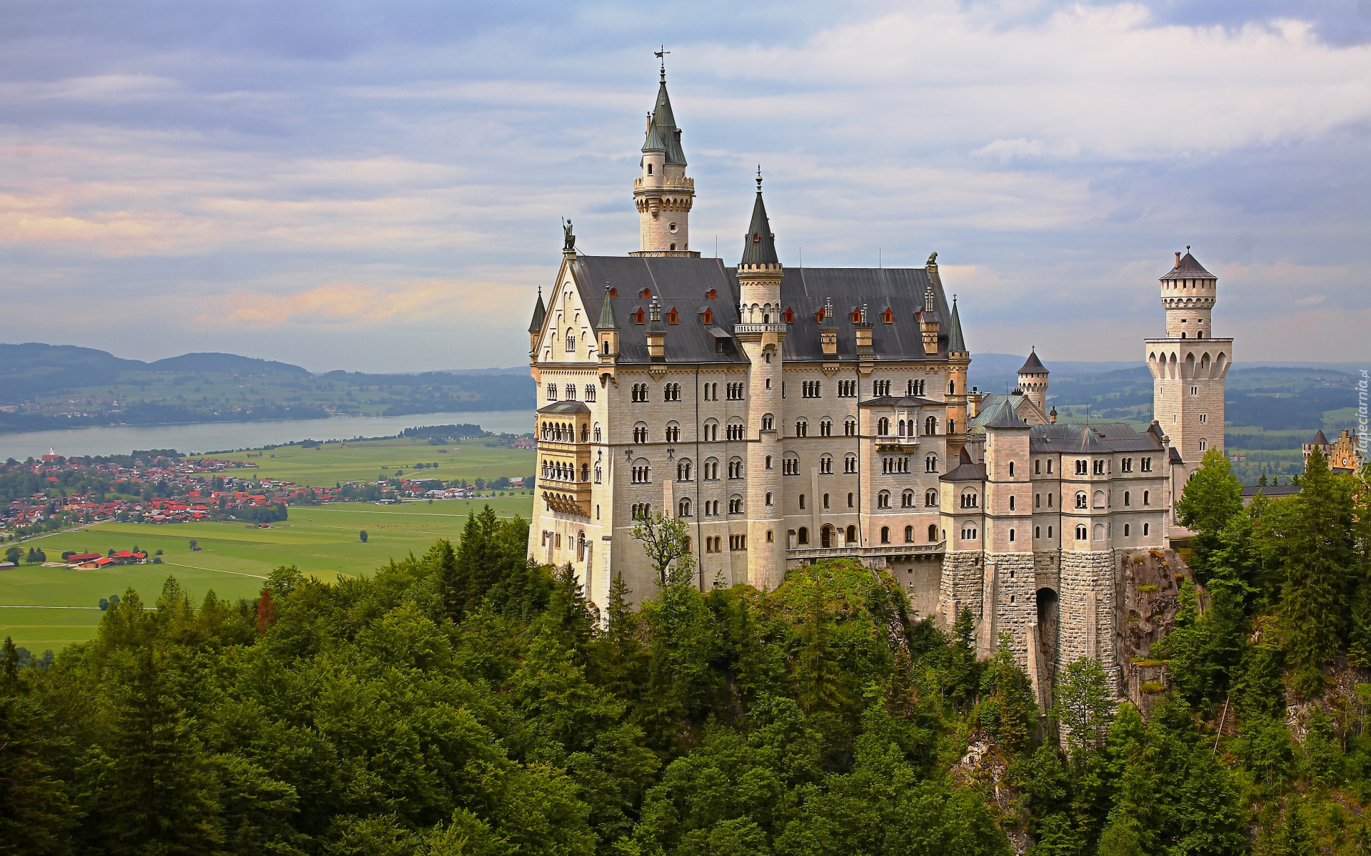 Niemcy, Gmina Schwangau, Zamek Neuschwanstein, Wzgórze