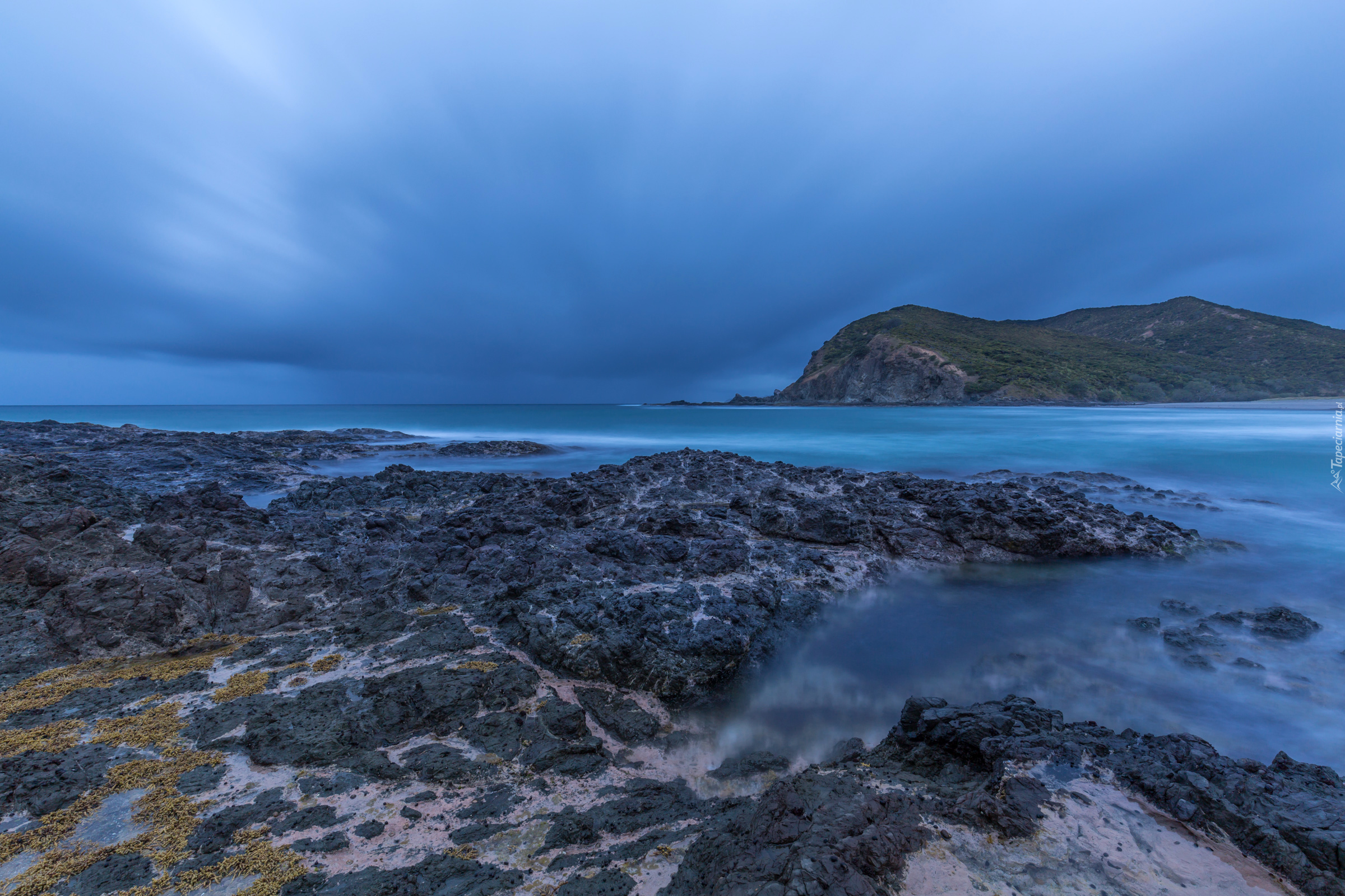 Nowa Zelandia, Przylądek Cape Reinga, Wybrzeże, Zatoka Tapotupotu Bay, Morze