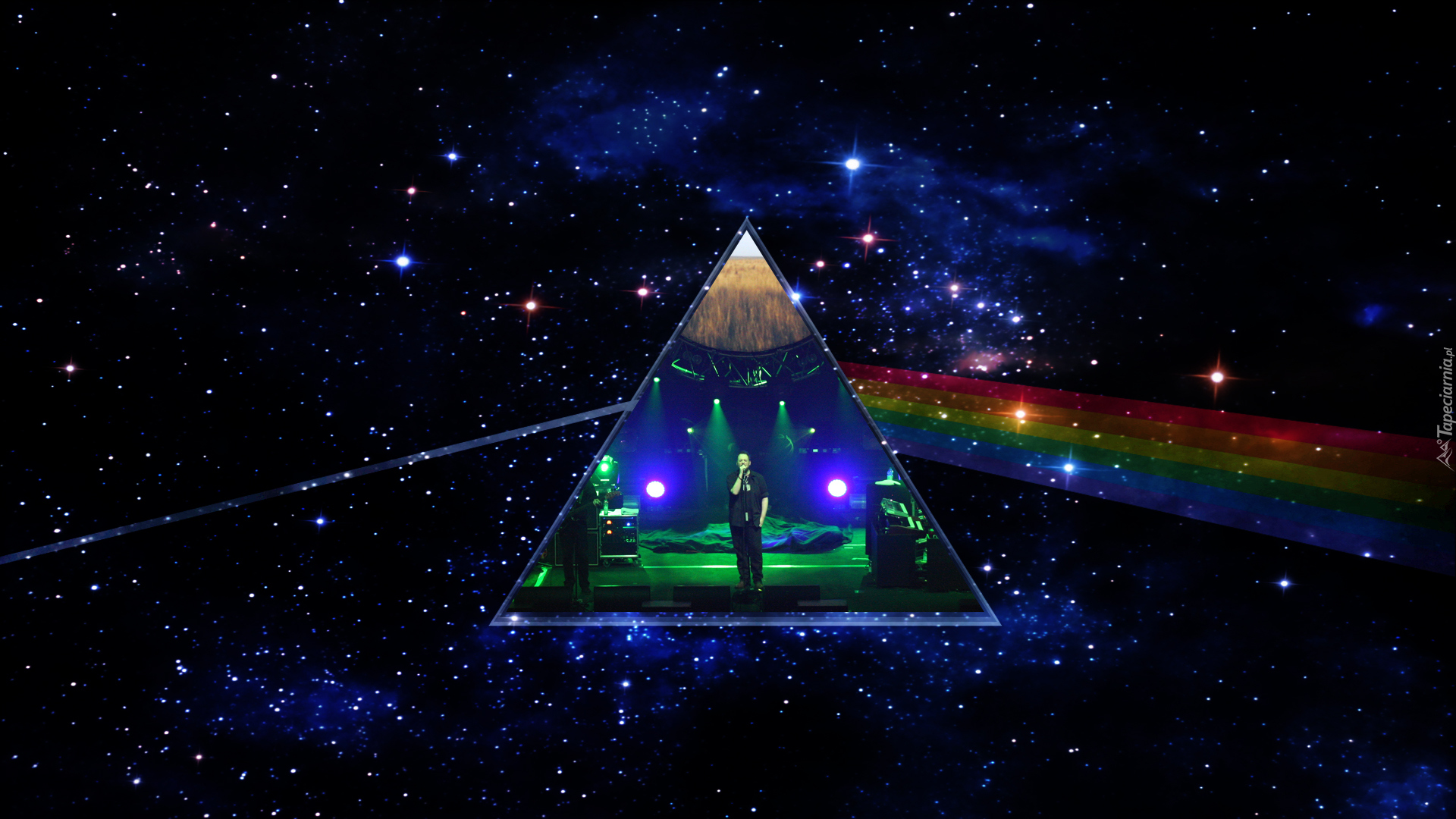 Pink Floyd, Koncert, Zdjęcie, Pryzmat, The Dark Side of the Moon