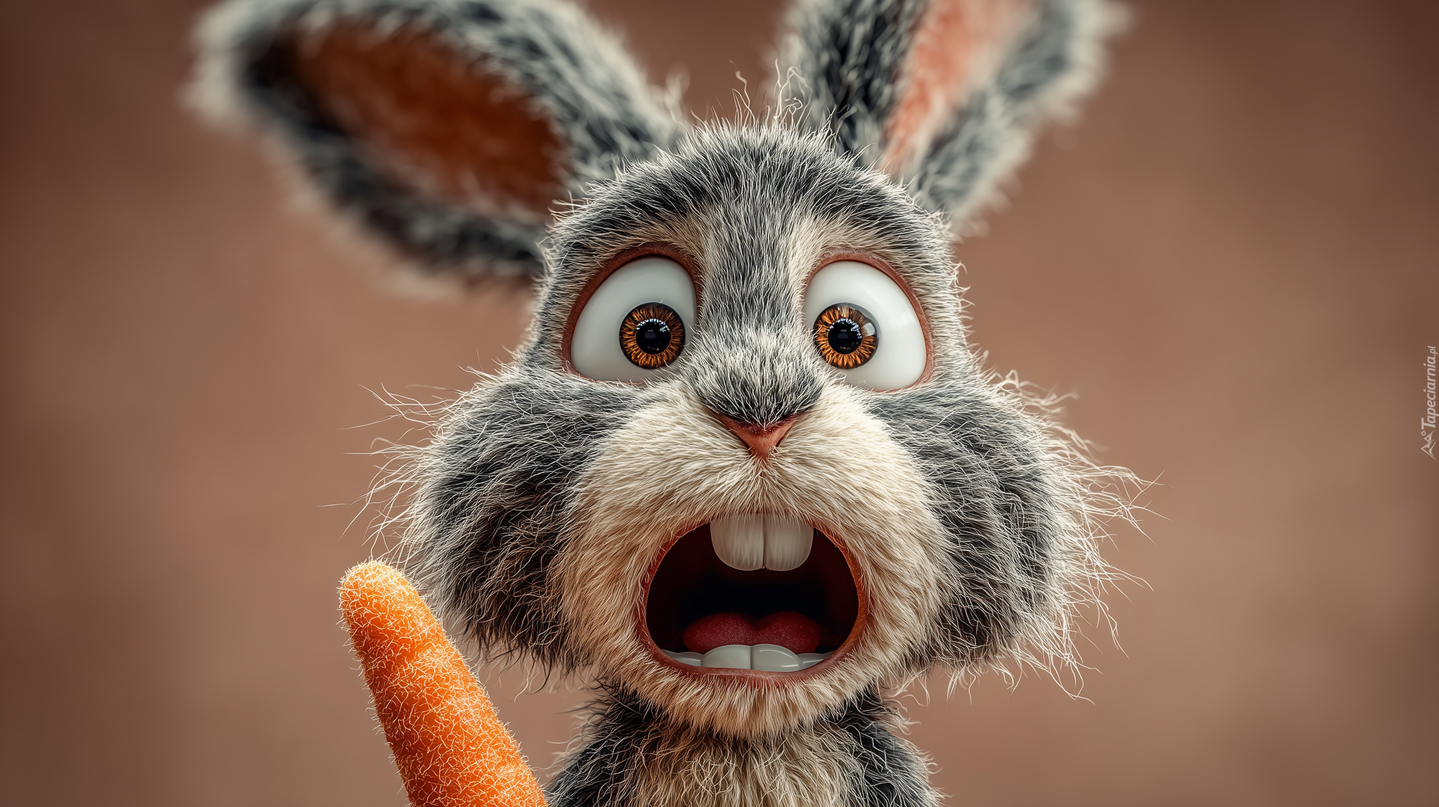 Królik, Marchewka, Grafika AI