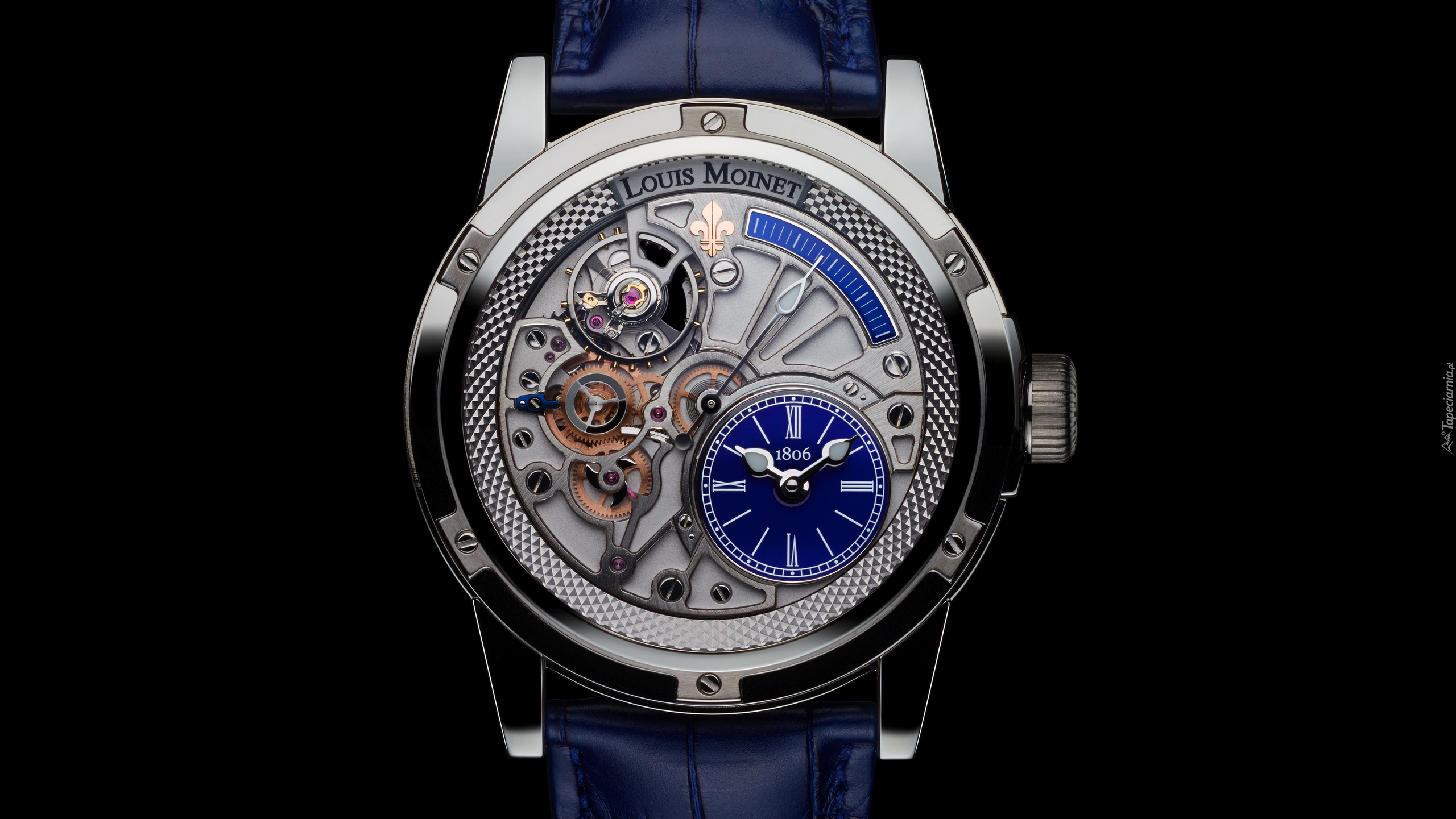 Zegarek, Louis Moinet, Czarne tło