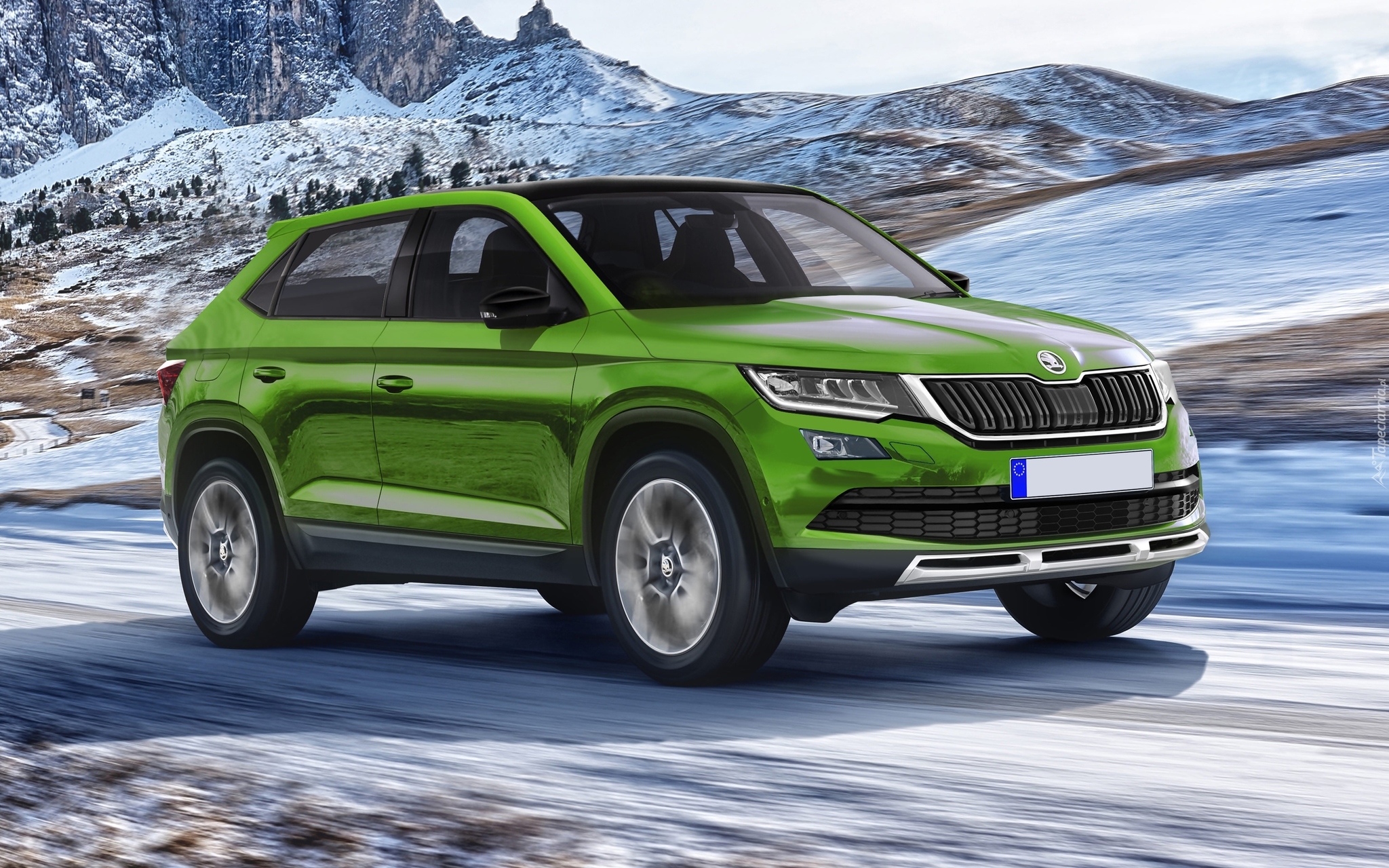 Zielona, Skoda Kodiaq