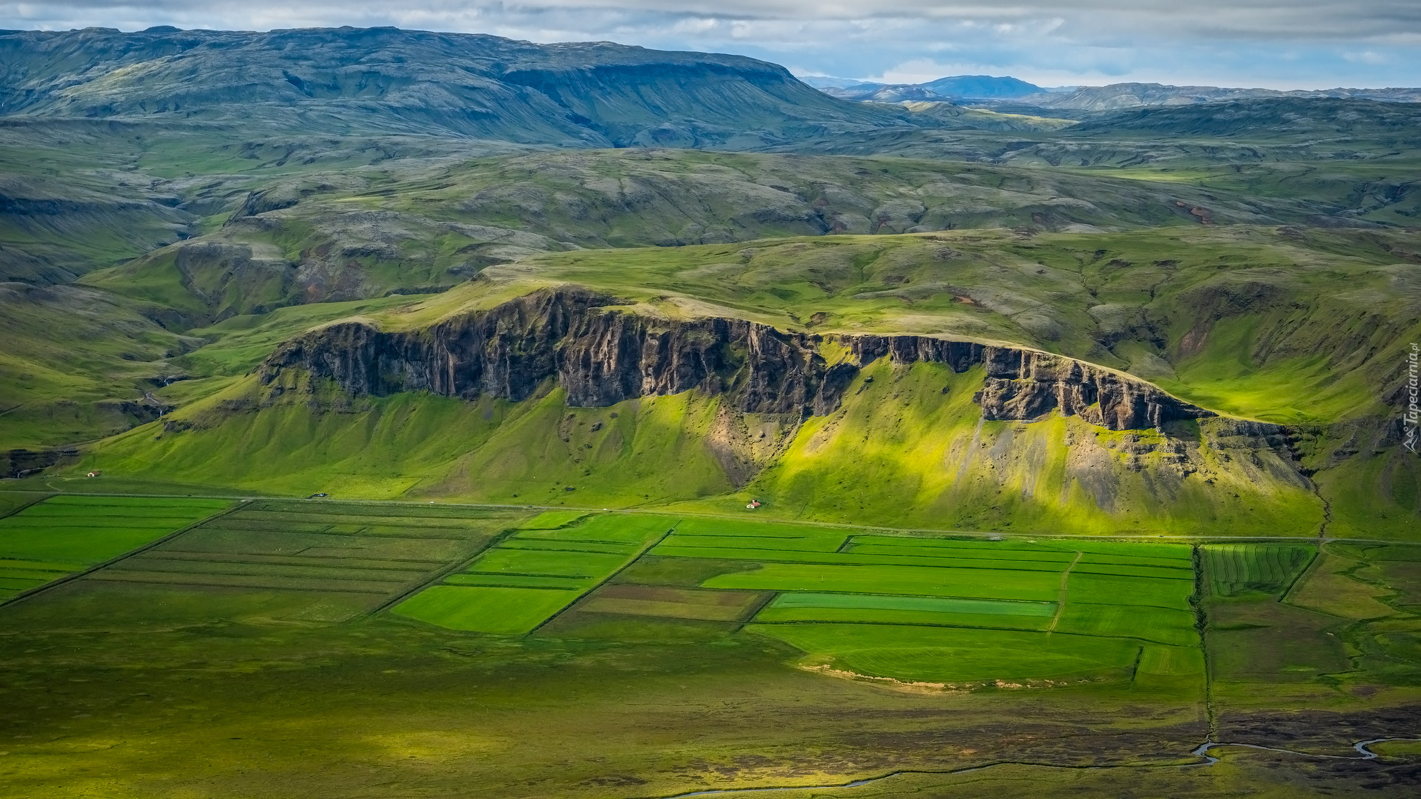 Góry, Pola, Wzgórza, Islandia