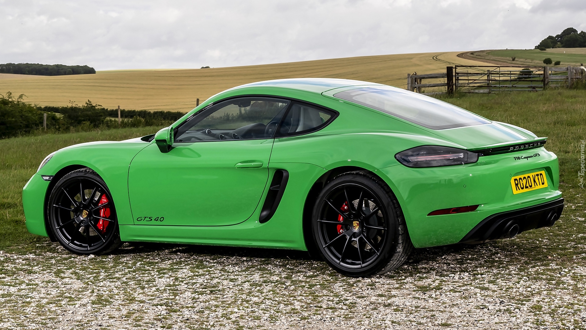 Zielone, Porsche 718 Cayman GTS, Pola