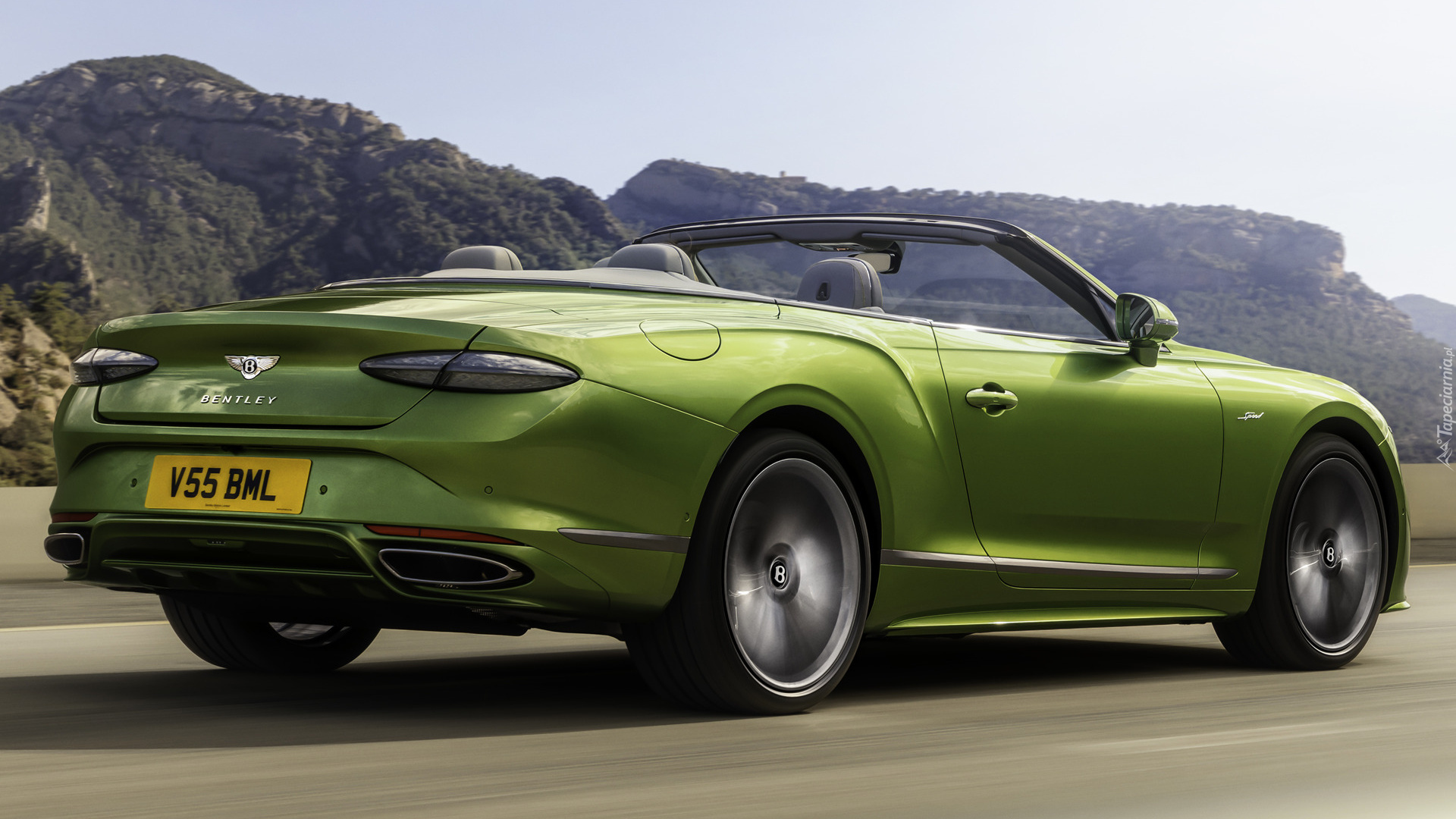 Zielony, Bentley Continental, GT, Speed, Kabriolet
