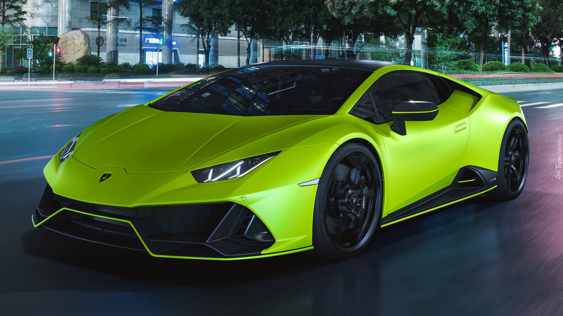 Zielony, Lamborghini Huracan Evo Fluo Capsule