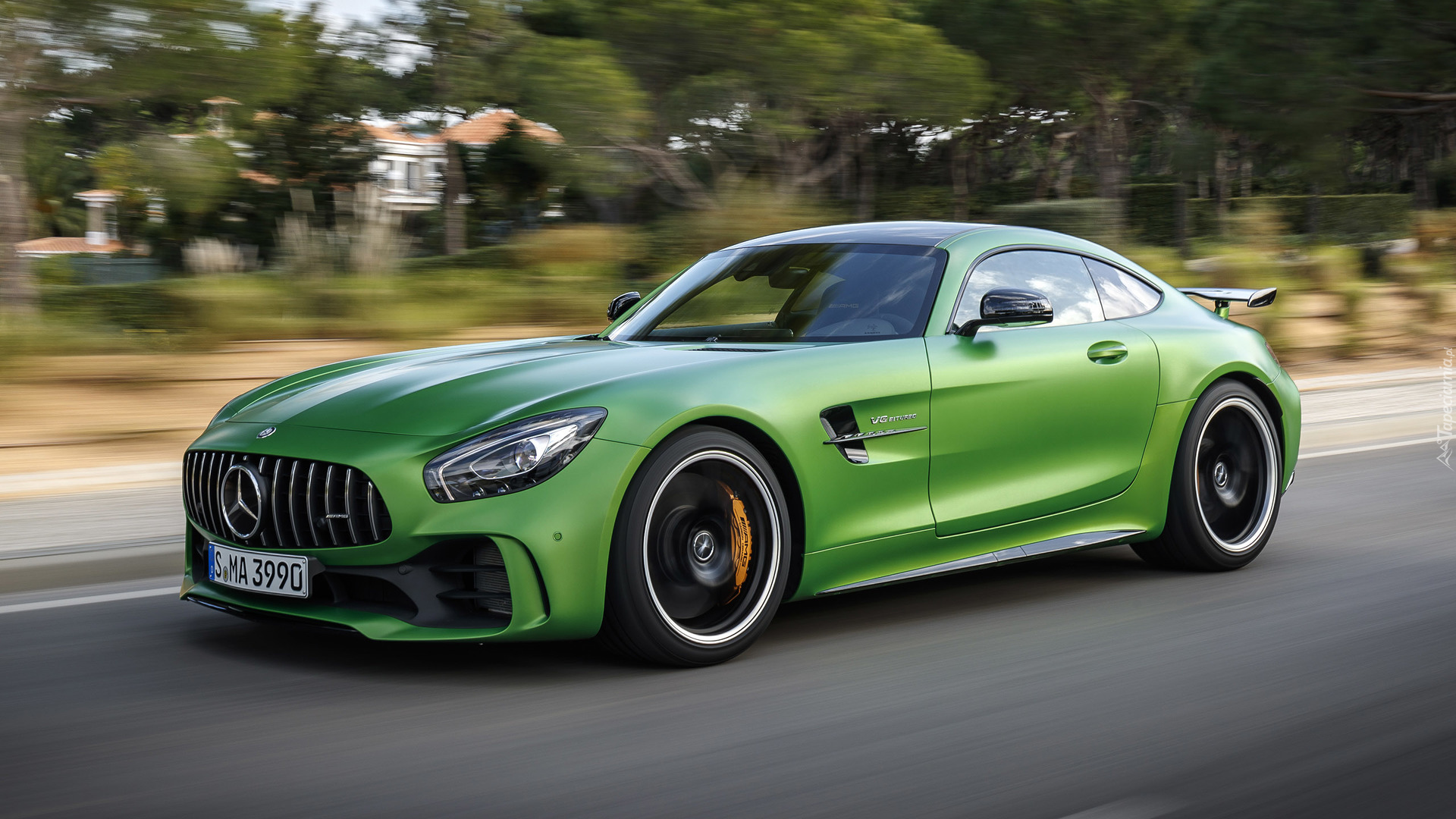 Zielony, Mercedes-AMG GT R, Coupe