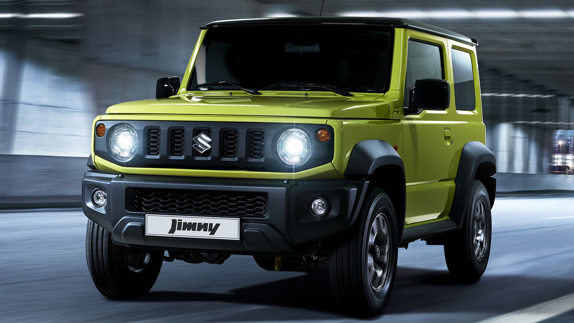 Zielony, Suzuki Jimny, Przód