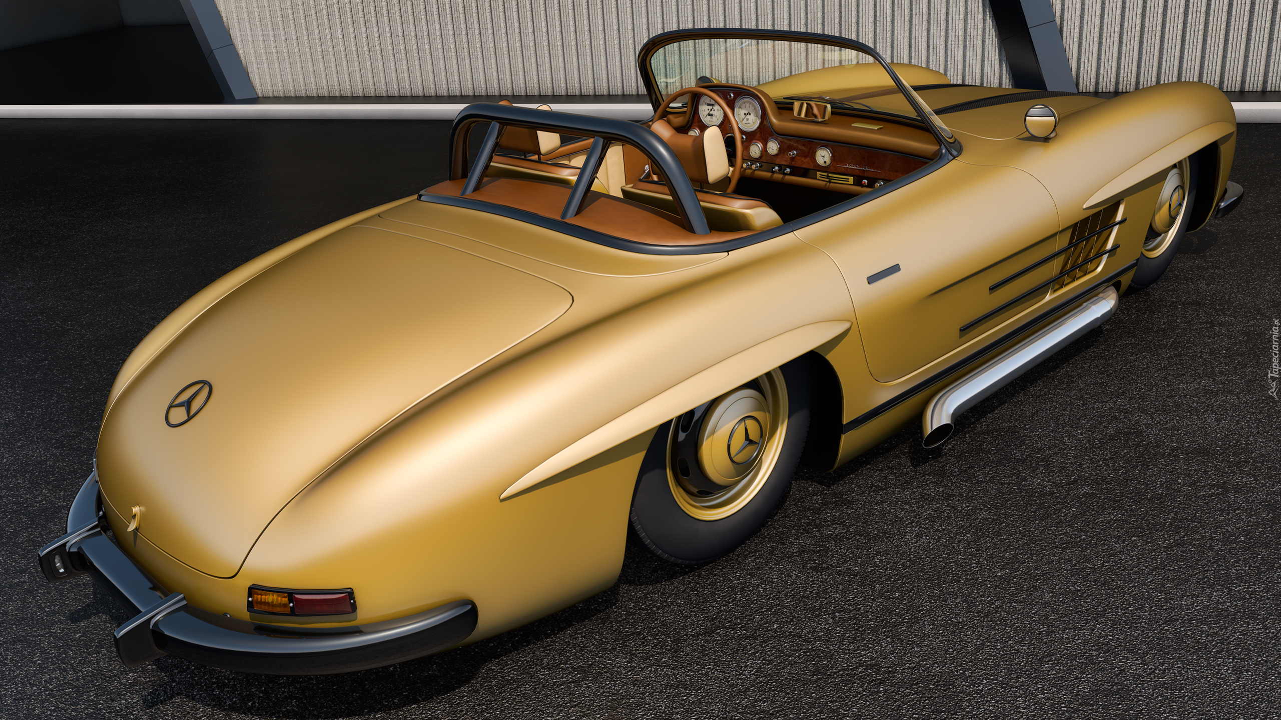 Zabytkowy, Mercedes Benz 300 SL, Roadster, 1956