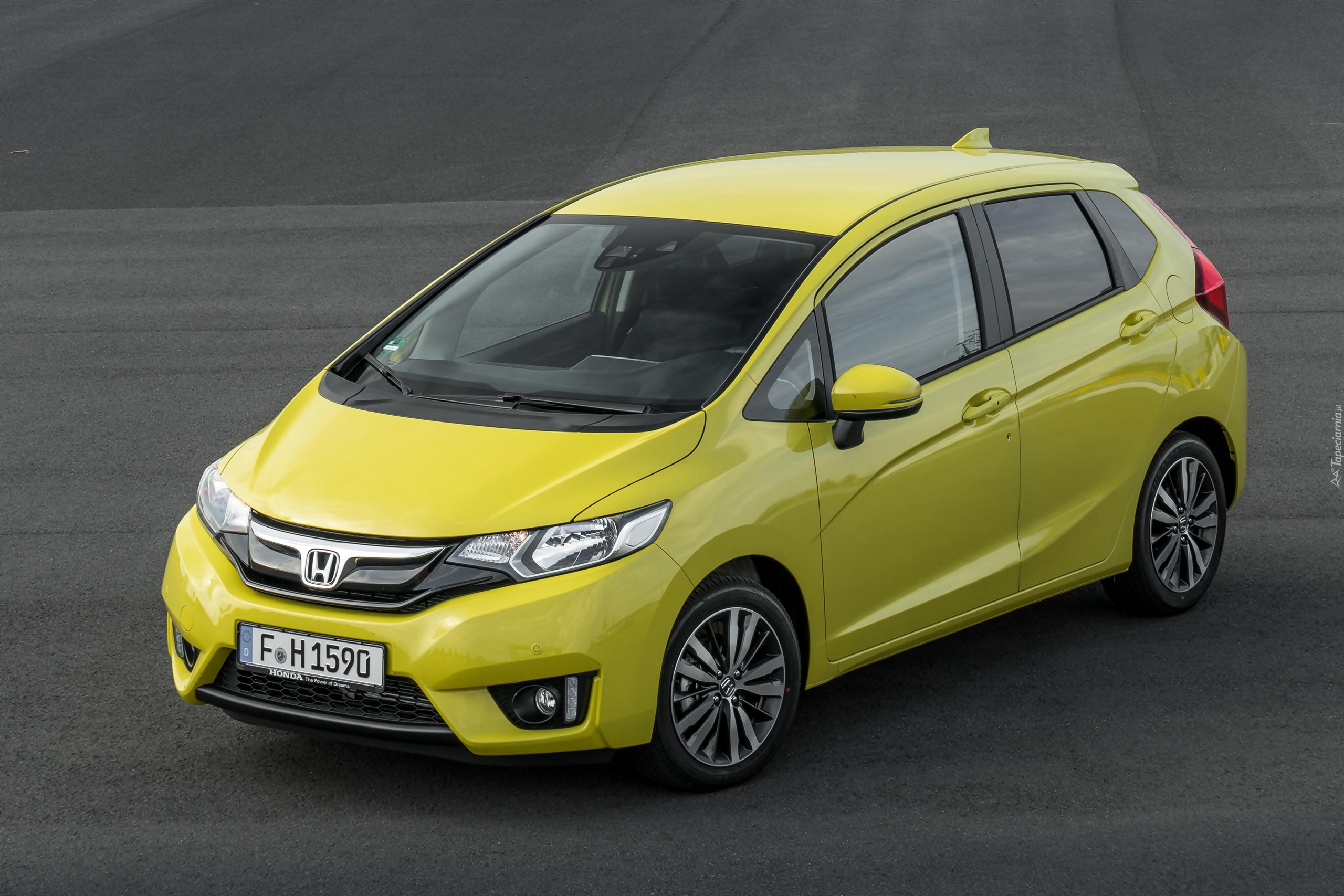 Żółta, Honda Jazz, 2015