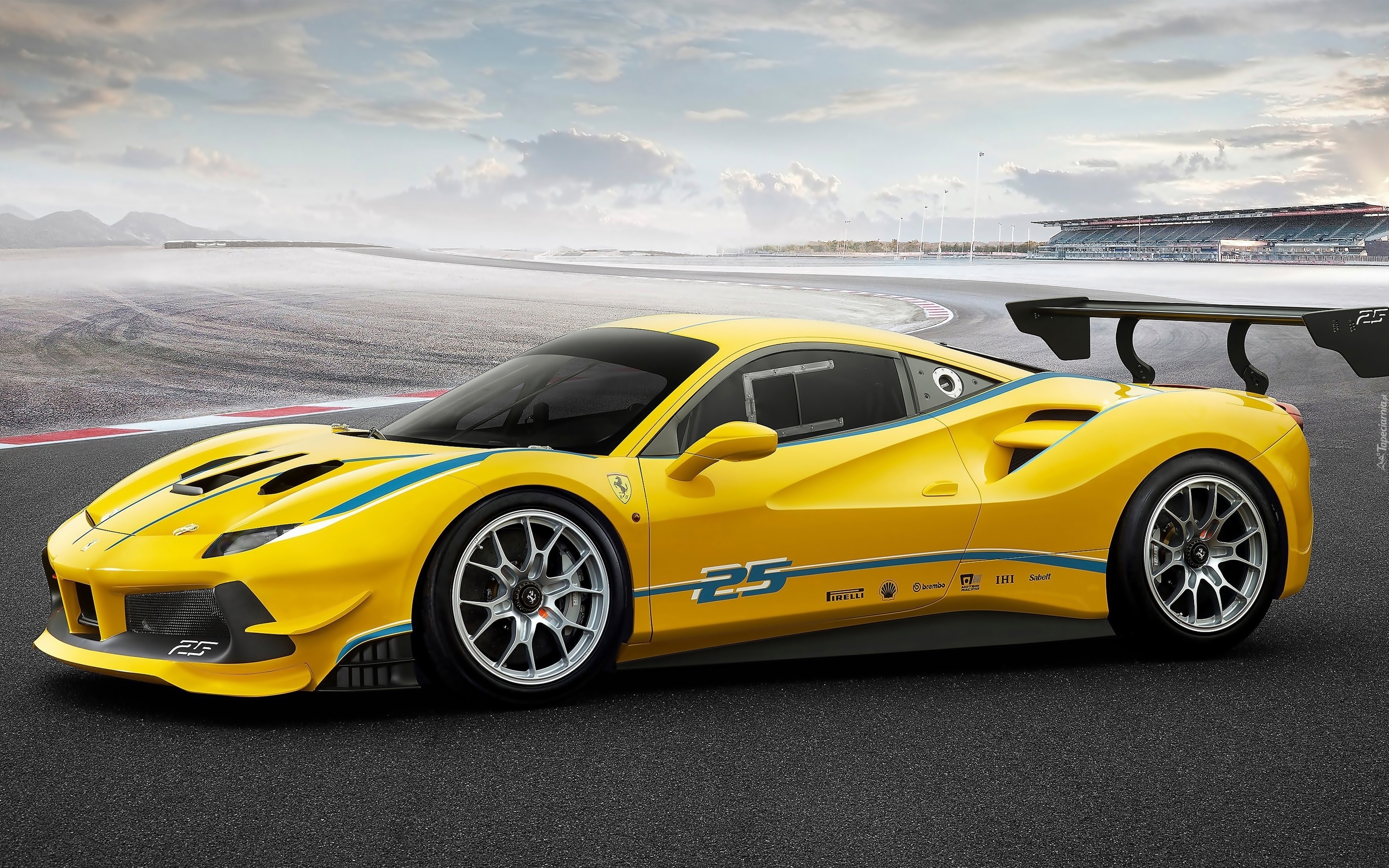 Żółte, Ferrari Challenge 488