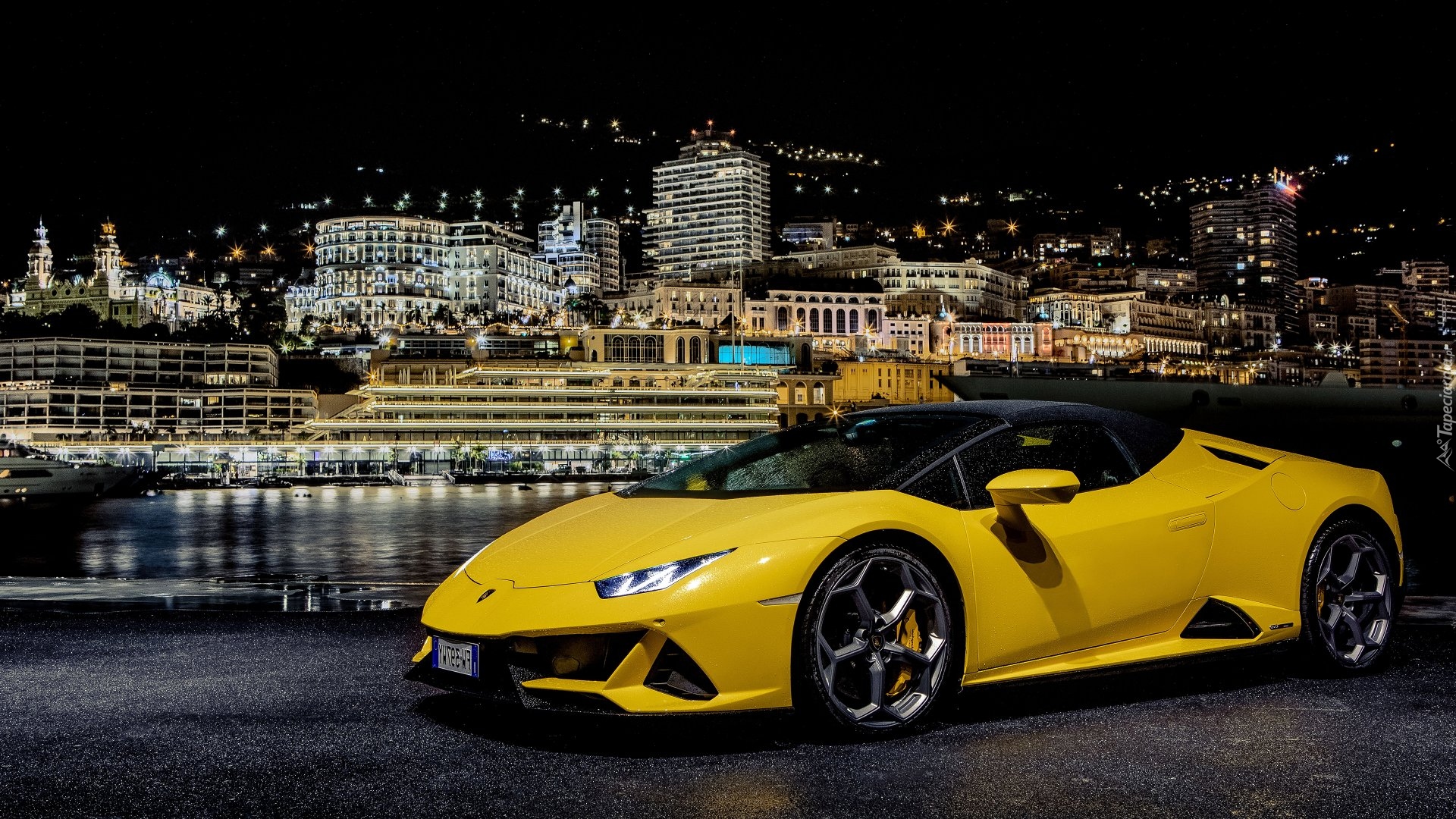 Żółte, Lamborghini Huracan EVO Spyder