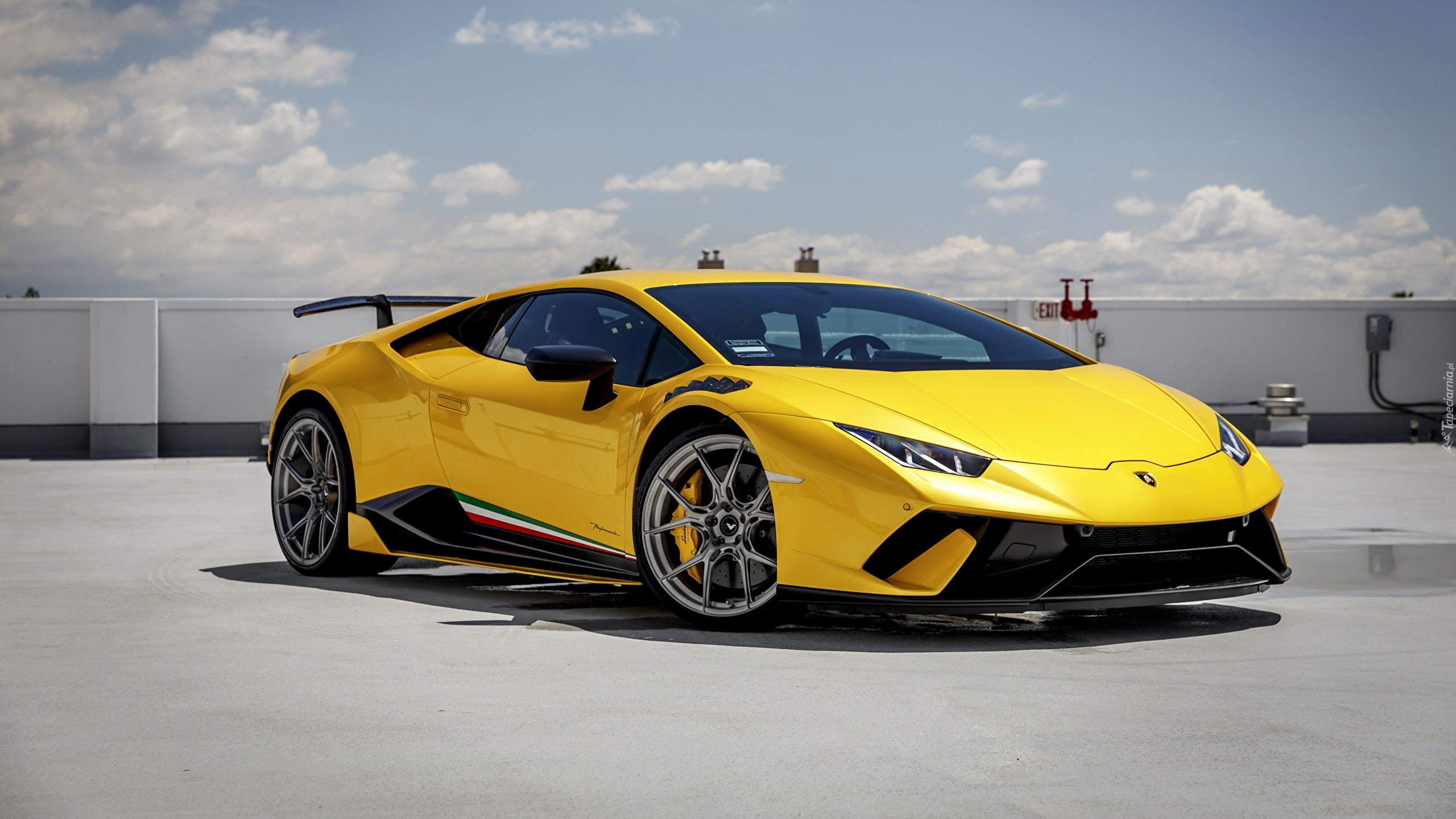 Żółte, Lamborghini Huracan