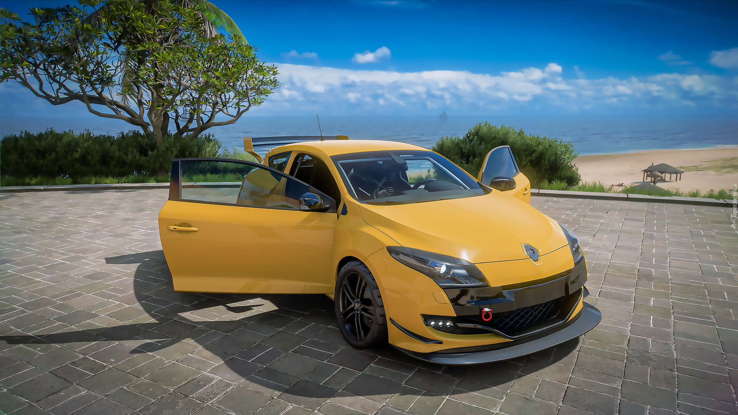 Gra, Forza Horizon 5, Żółty, Renault Megane RS