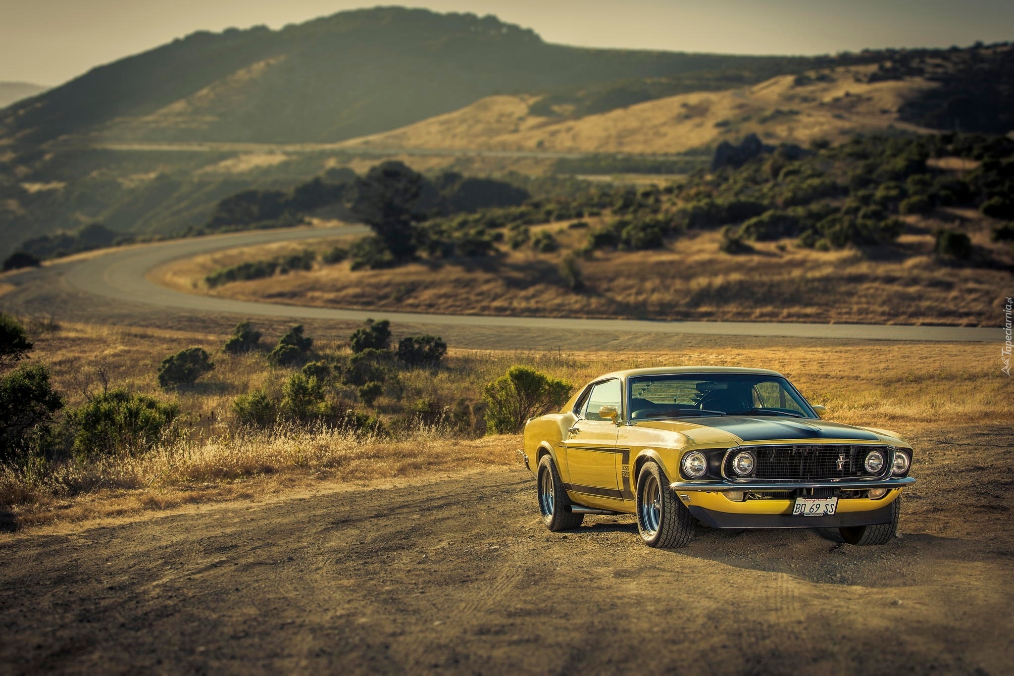 Ford, Mustang, Droga, Góry