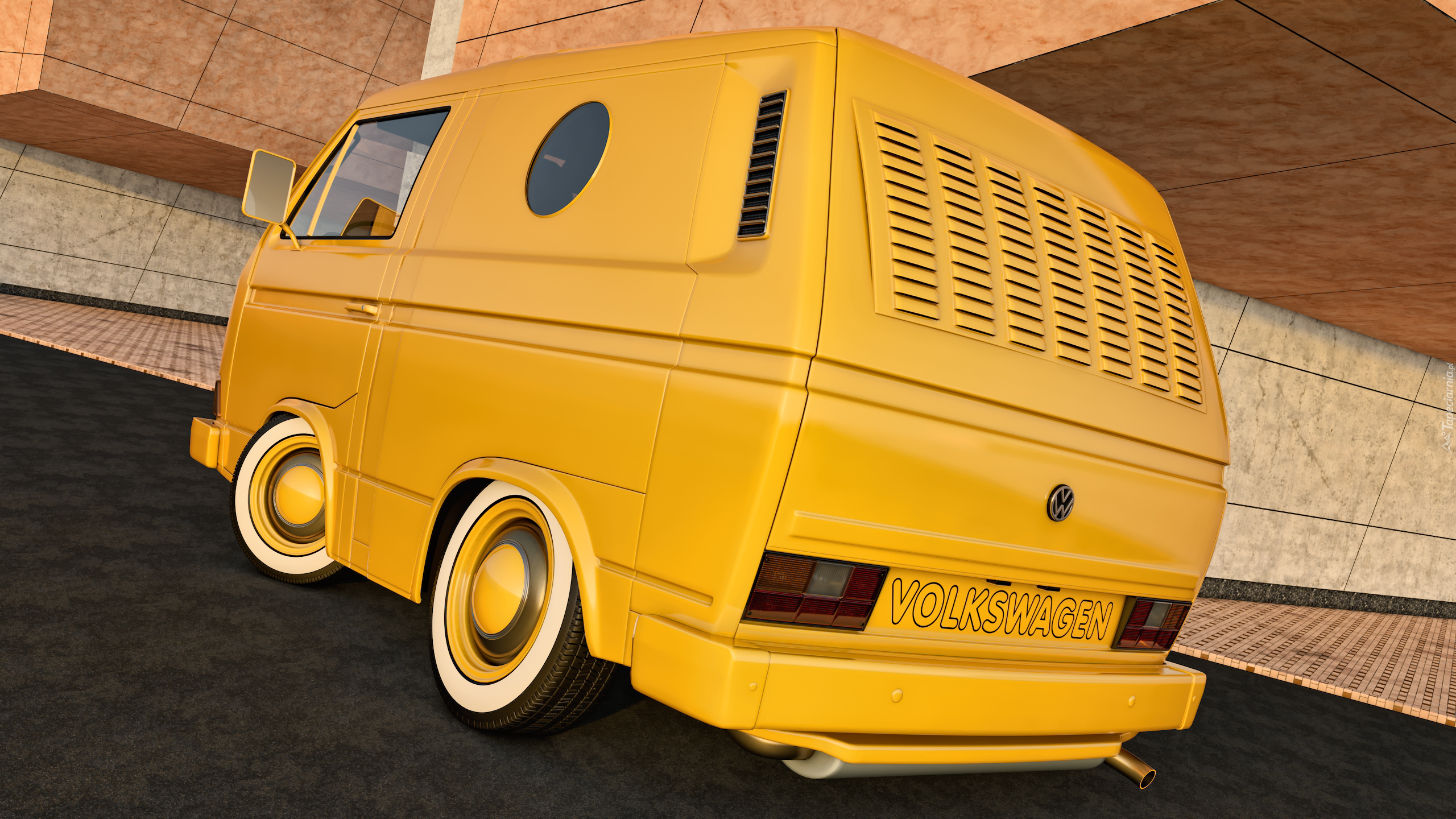 Volkswagen T3 Transporter, 3D