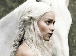 Gra o tron, Game of Thrones, Emilia Clarke - Daenerys Targaryen