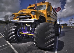 Szkolny, Autobus, Monster Truck