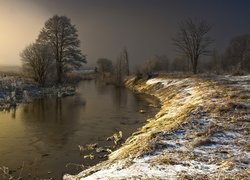Zima, Rzeka
