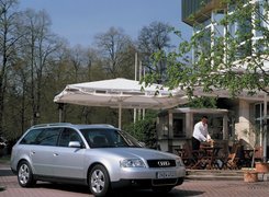 Srebrne, Audi A6, Restauracja