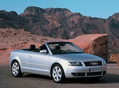 Audi A4, Cabrio, Srebrne