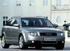 Szary, Metalik, Audi A4, Kombi