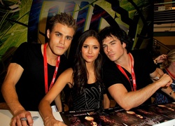 Pamiętniki wampirów, The Vampire Diares, Paul Wesley, Nina Dobrev, Ian Somerhalder