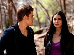 Pamiętniki wampirów, Vampire Diaries, Nina Dobrev, Paul Wesley