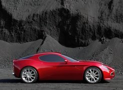 Alfa Romeo 8C, Lewy Profil