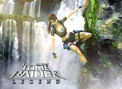 Lara Croft, Tomb Raider Legend, Wodospad