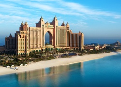 Atlantis, Palmy, Morze, Hotel Palm Jumeirah
