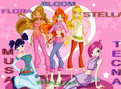 Winx, Musa, Flora, Bloom, Stella, Tecna