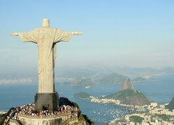 Brazylia, Rio De Janeiro, Posąg, Pomnik Jezusa Chrystusa