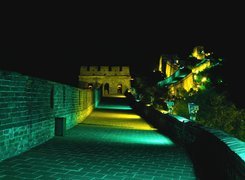 Noc, Oświetlenie, Wielki Mur Chiński