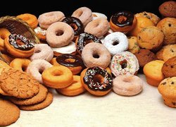 Ciasteczka, Babeczki, Pączki, Donuty