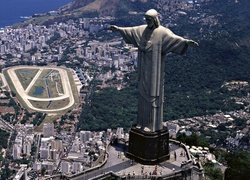 Pomnik, Chrystus, Rio De Janeiro, Brazylia, Miasto