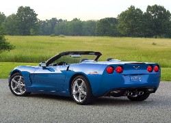 Niebieski, Chevrolet Corvette C6