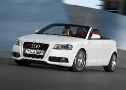 Białe, Audi A3, Cabriolet