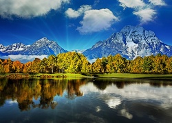 Góry, Jezioro, Las