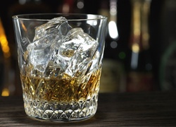Whisky, Lód, Szklanka