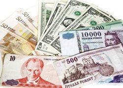 Banknoty, Dolary, Forinty, Euro