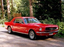 Czerwony, Ford Mustang