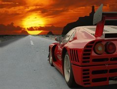 Zachód Słońca, Ferrari